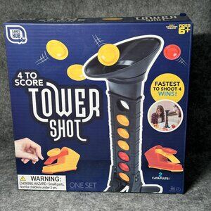 NEW "4 To Score Tower Shot" - Fast-Paced Catapult Aim Game - 2 Player - SEALED